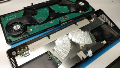 Naprawa miksera wideo Atem Mini Extreme. Nie działał port wyjścia wideo HDMI 2. Powodem była usterka układu TDP158 tak dobrze znanego z konsol Xbox One X w których to uszkadza się bardzo często.
Naprawa wykonana, obraz wrócił a klient otrzymał już przesyłkę ze sprzętem.